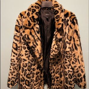 Leopard Print Coat